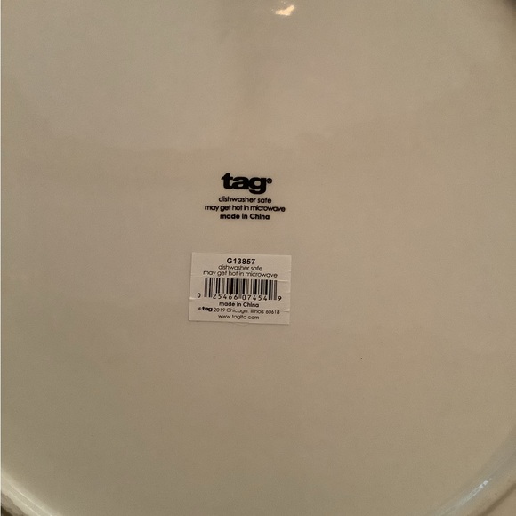 Tag Large Round Spring Floral & Honey Bee Serving Platter Plate - Picture 5 of 5